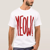ニャー! Tシャツ (正面)
