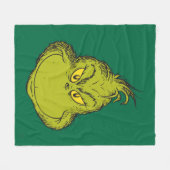 ニヤニヤがクリスマスを盗んだ|クラシックザグリンク フリースブランケット (正面(横))