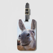 ニヤニヤしたドバ間抜けイ ラゲッジタグ (正面縦)