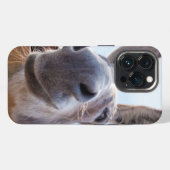 ニヤニヤしたドバ間抜けイ iPhoneケース (裏面横)