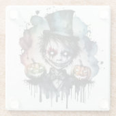 ニヤニヤした紳士は ガラスコースター (裏面)