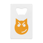 ニヤニヤする絵文字 クレジットカード栓抜き (裏面)