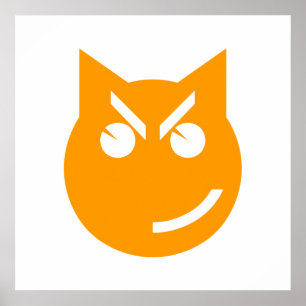 ニヤニヤする絵文字 ポスター