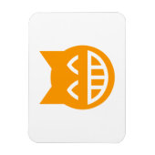 ニヤニヤする絵文字 マグネット (縦)