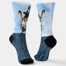 ニヤニヤと鳥 ソックス