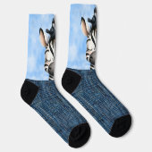 ニヤニヤと鳥 ソックス (右)