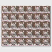 ニヤニヤのラットラップ紙 ラッピングペーパー (フラット)