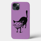 ニヤニヤ猫ケースメイトiPhoneケース Case-Mate iPhoneケース (裏面)