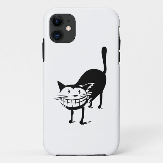 ニヤニヤ猫ケースメイトiPhoneケース Case-Mate iPhoneケース (裏面)
