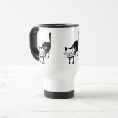 ニヤニヤ猫 トラベルマグ (正面左)