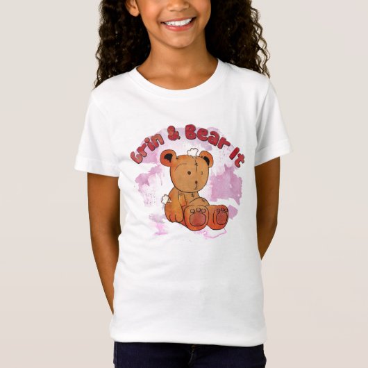 ニヤニヤ笑いながら小さなシャツを着て Tシャツ (正面)