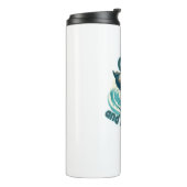 ニヤニヤ笑って我慢する タンブラー (回転左)