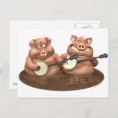 ニヤニヤ ポストカード (正面/裏面)