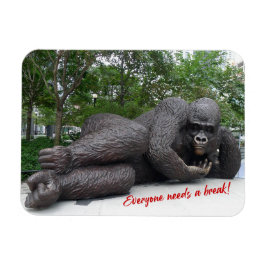 ニヤニ王が休む。NYC – フォトマグネット マグネット