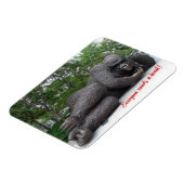 ニヤニ王が休む。NYC – フォトマグネット マグネット (左側)