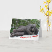 ニヤニ王が休む。NYC - Hカード カード (黄色い花)