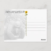 ニヤニ王が休む。NYC - Hポストカード ポストカード (裏面)