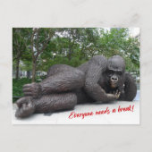 ニヤニ王が休む。NYC - Hポストカード ポストカード (正面)