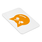 ニヤリとした絵文字の猫 マグネット (右側)