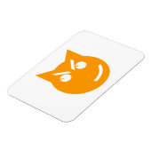 ニヤリとした絵文字の猫 マグネット (左側)