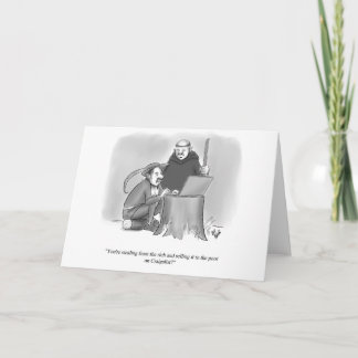 ニュおもしろいーヨーカースタイルグリーテ空白のィングカード カード