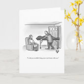 ニュおもしろいーヨーカースタイルグリーテ空白のィングカード カード (黄色い花)