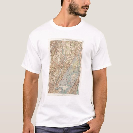 ニュアークおよびPaterson、ニュージャージー Tシャツ (正面)