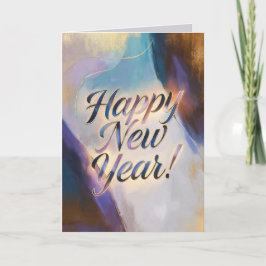 ニュイヤーの水彩画コントラスト シーズンカード