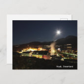 ニュウク、グリーンランドナイトビュー シーズンポストカード (正面/裏面)