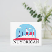 ニュヨリカンプライドニューヨークプエルトリコ伝統 ポストカード (スタンド正面)