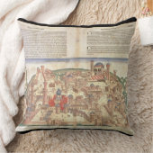 ニュルンベルクからのエルサレム市の眺め、 クッション (ブランケット)