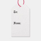 ニュルンベルクのクリスマスエンジェル ギフトタグ (裏面)