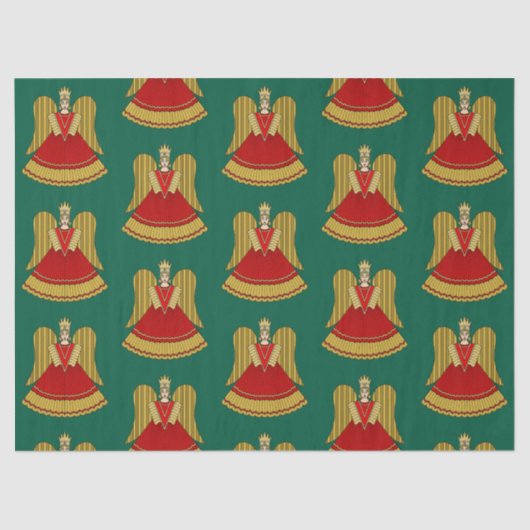 ニュルンベルクのクリスマスエンジェル 薄葉紙 (正面)