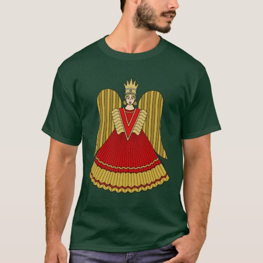 ニュルンベルクのクリスマスエンジェル Tシャツ (正面)