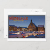 ニュルンベルククリスマスマーケットナイト シーズンポストカード (正面/裏面)