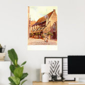 ニュルンベルクドイツ，ブラトゥルストッグレックライン1910ヴィンテージ ポスター (ホームオフィス)