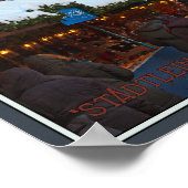 ニュルンベルクフラウエンキルシュ&クリスティキンデルマルクト ポスター (角)