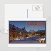 ニュルンベルクリスティキンドレスマークトアットナイト ポストカード (正面/裏面)