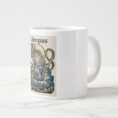 ニュルンベルク年代記に描かれた聖ゲオルギウス ジャンボコーヒーマグカップ (正面右)
