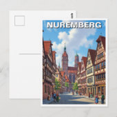 ニュルンベルク ドイツ 旅行 ポストカード (正面/裏面)