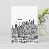 ニュルンベルク 中世のドイツの都市 招待状 (スタンド正面)