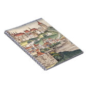 ニュルンベルクChronからのプラハの鳥瞰的な眺め ノートブック (右側)