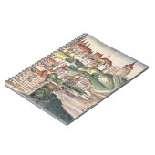 ニュルンベルクChronからのプラハの鳥瞰的な眺め ノートブック (左側)