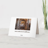 ニュンベルク礼拝堂グリーティングカード カード (裏面)