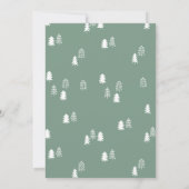 ニューアドベンチャーハッピーキャンパー男の赤ちゃんシャワー招待状 招待状 (裏面)