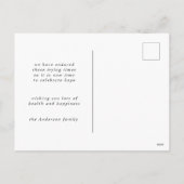 ニューアドベンチャーhappy新年の休日はがき シーズンポストカード (裏面)