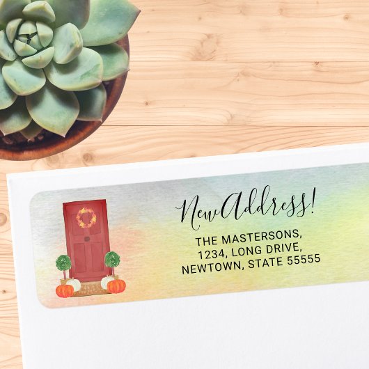 ニューアドレスオータムカボチャ ラベル