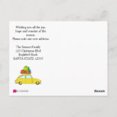 ニューアドレスクラシッククリスマスカー ポストカード (裏面)