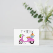 ニューアドレスクリスマスレトロスクーター 名刺 (スタンド正面)