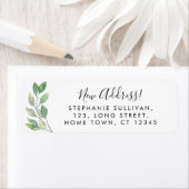 ニューアドレスグリーナリー差出人住所 ラベル (インサイチュ)